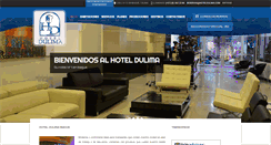 Desktop Screenshot of hoteldulima.com