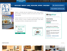 Tablet Screenshot of hoteldulima.com